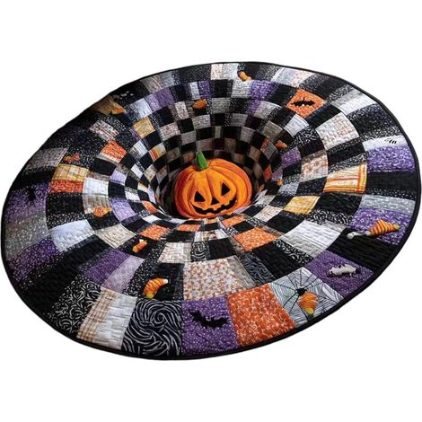 Paillasson Illusion 3D pour Halloween - Matelassé - Antidérapant - Abysse (1/5)