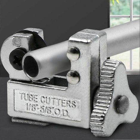 coupe-tube miniature en acier allié de 3 à 16 mm de diamètre extérieur (1/8" à 5/8") pour la coupe de tubes en cuivre, laiton et aluminium. (1/5)