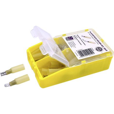 TRU COMPONENTS TC-6646708 Quetschverbinder-Sortiment 4 mm² 6 mm² Gelb 60 St.