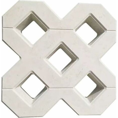 Forme en plastique polypropylène pour dalle de béton, forme carrée « faites-le vous-même » pour allées piétonnes et dallages extérieurs, idéale pour pavés, dalles de terrasse et revêtements de sol jar (1/5)
