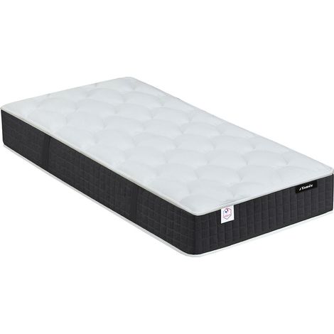 Materasso relax 70 x 190 cm molle insacchettate e memory foam sp. 24 cm - PAROX II di YSMÉE