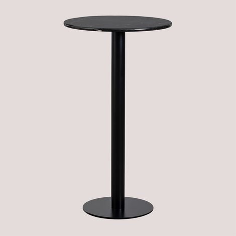 Mesa Alta de Bar Redonda en Mármol (Ø60 cm) Rocher SKLUM (1/5)