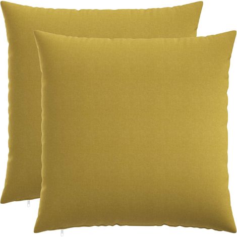 Coussin avec oreiller HEERLEN 2 pc Vert clair Tissu vidaXL