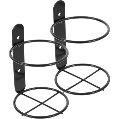 BUNTHAUS Lot de 2 Support Bouteille Mural Simple en Métal 5.31 Pouces Porte Bouteille Mural Unique pour Cuisine Bar Décoration Maison Cadeau Collectionneur (1/5)