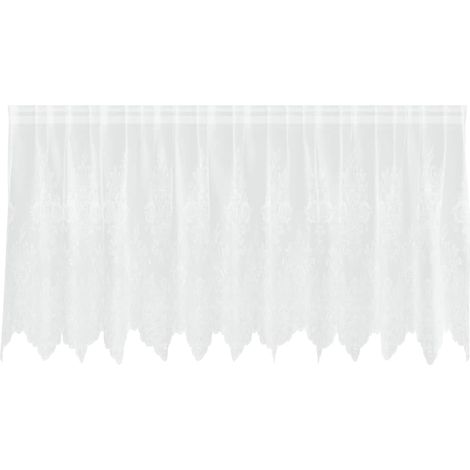 Rideaux avec des rideaux Blanc 500x100cm Polyester CFW48370 (1/5)