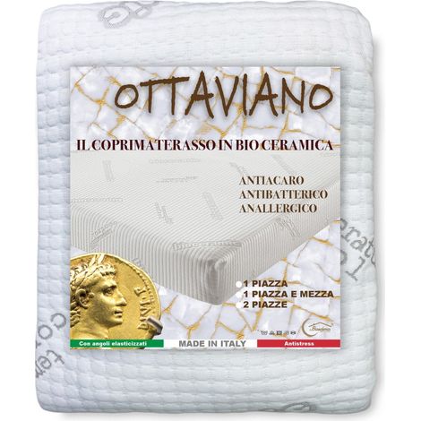 COPRIMATERASSO antiacaro in BIOCERAMICA OTTAVIANO © 1 PIAZZA