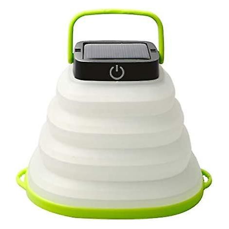 vert Lampe De Camping Pliable, Lanterne De Camping Extrieure Portable Lampe De Tente Solaire Lampe De Secours Rechargeable, Conception En Forme De (1/5)