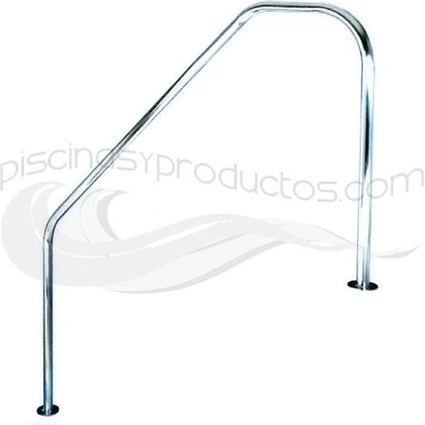 Pasamanos escalera piscina 3 curvas con pletina