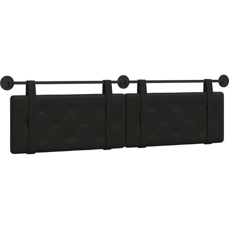 Maison Exclusive - Hängendes Kopfteil Schwarz Kunstleder