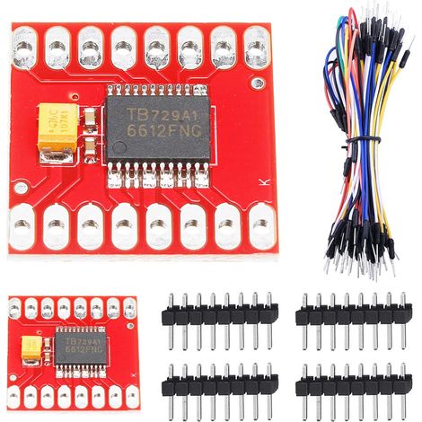 2Pcs Pilote de Moteur Double DC Module de Commande de Moteur Pas à Pas 1A avec Câble de Démarrage pour (1/5)
