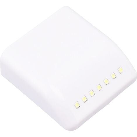 Set aus 4 LED-Leuchten für Schränke/Schubladen, darunter 7 bewegungsaktivierte LED-Strahler unter Möbeln mit warmweißem Licht (2700 K). (1/5)