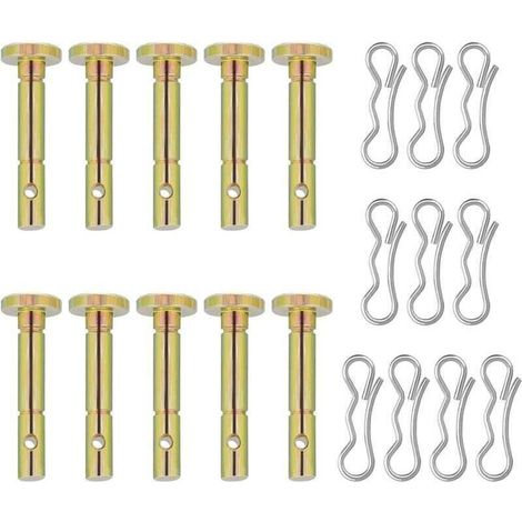 Lot de 20 goupilles et goupilles compatibles avec MTD 714-040 738-04124 Cub Cadet Snow Throwers (1/5)
