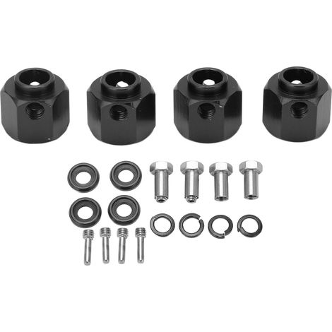 Adaptateur d'essieu élargisseur pour voiture RC Traxxas 1/10 - Noir 10mm (1/5)