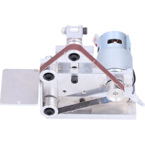 Mini ponceuse à bande, machine électrique de polissage et de meulage à faire soi-même, 7 vitesses réglables, DC12-24V, type 10, 110-240V, prise standard européenne.