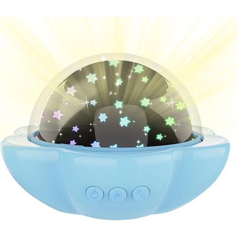 Lampe éducative et interactive pour enfants avec projecteur, idéale pour l'éveil des tout-petits Veilleuse avec projecteur d'étoiles pour chambres d'enfants, crèches, bureaux, bibliothèques, salons e (1/5)