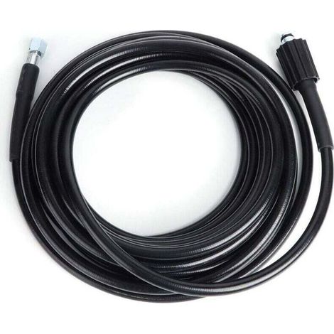 Tuyau pour Nettoyeur Haute Pression, Tuyau de Nettoyage à Filetage M14xM22 10 m, Garage Industriel pour Entreprise de Nettoyage de Voiture, (1/4)