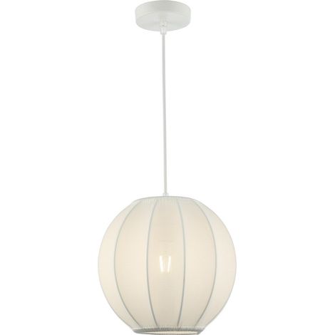 Lampada a sospensione scandi bianca sfera Ø25 E27 15W (1/5)