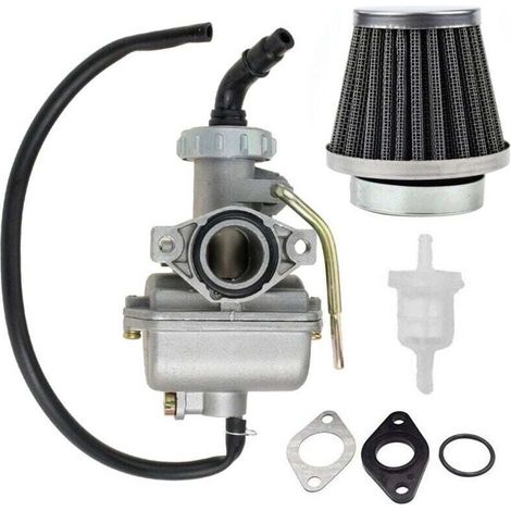 Motorcycle carburetor for Kazuma Baja 50cc 70cc 90cc 110cc 125cc Quad Go-kart, with air and fuel filter (1/4)