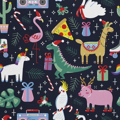 Tissu décoratif d'extérieur Oxford - Motif : Fêtes, Animaux, Cadeaux I DX255 (1/5)