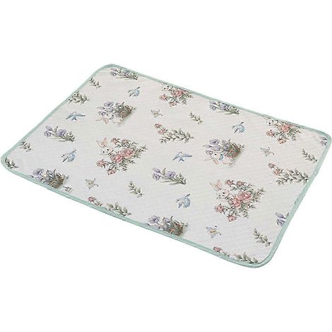 Matelas à langer réutilisable pour bébé, joli imprimé, coussin confortable pour bébé, tapis de voyage et quotidien multicolore (1/5)