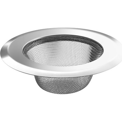 Crépine d'évier en acier inoxydable pour cuisine/salle de bain, 7,5 cm (1/5)
