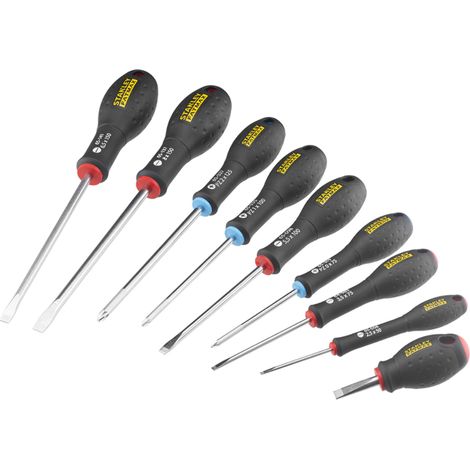 Estuche de 9 destornilladores STANLEY FATMAX FMHT65424-0 electricista + mecánico - pozidriv (1/2)