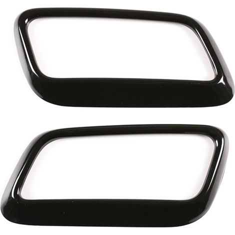 Garniture de silencieux d'échappement pour voiture Sport 2018-2022, cadre simple, noir brillant