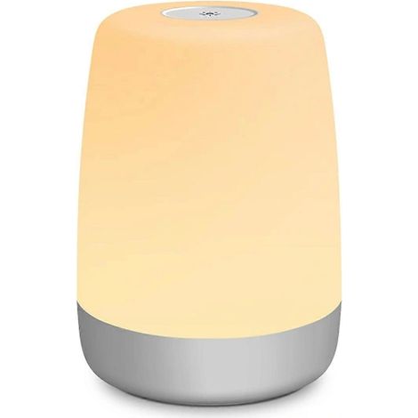 Dimmbares LED-Nachtlicht mit Touch-Funktion, Nachttischlampe mit Timer, RGB-Farbwechsel und Speicherfunktion, USB-aufladbar