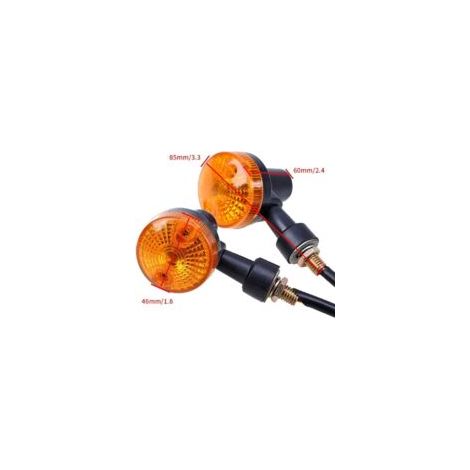 4 Stück 12V wasserdichte Universal-Motorradblinker für GN125 Motorrad, Roller, Quad, Cruiser, Offroad - Crezuo