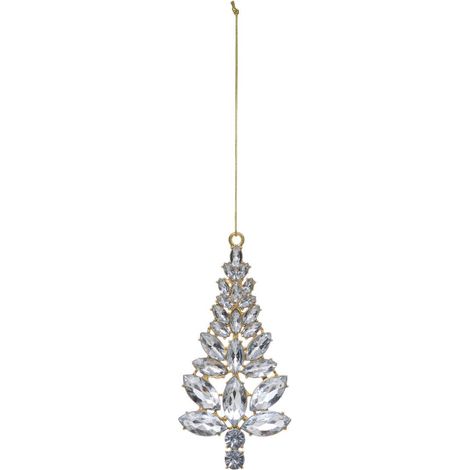 Strass di abete in metallo 12 cm - Atmosphera créateur d'intérieur (1/2)