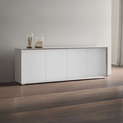 Madia 4 ante linea Tilt in finitura Bianco opaco (1/3)