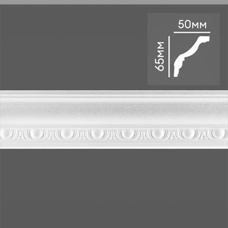 € 0,99ml  STOCK  Pacco da 90ml di cornice decorativa in polistirene compatto XPS 50X65mm D101/80