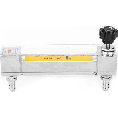 LZB-3 Glasrohr-Durchflussmesser für Flüssigkeiten, Wasserdurchflussmesser für saure und alkalische Flüssigkeiten 10–100 ml/min (1/5)
