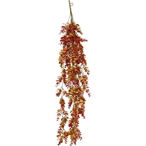 Eucalyptus Artificiel Tombant "James" 80cm Orange (1/4)