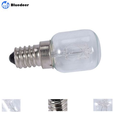 x E14 Hochtemperatur-Glühbirne 500 Grad 25 W Halogenlampe für Seifenblasenofen (1/4)