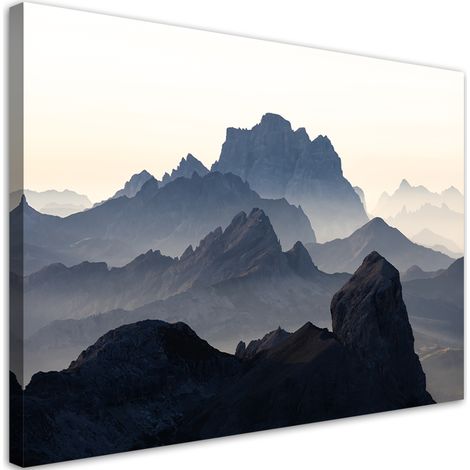 Quadro su tela, Il paesaggio roccioso delle montagne - 60x40 (1/5)