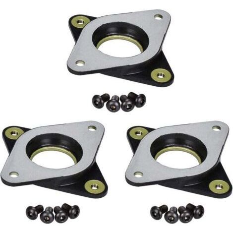 3Dman Nema17 Steel Rubber Vibration Damper with M3 Screw for CNC 3D Printer,CR-10, 3 Pack, 3 (1/4)