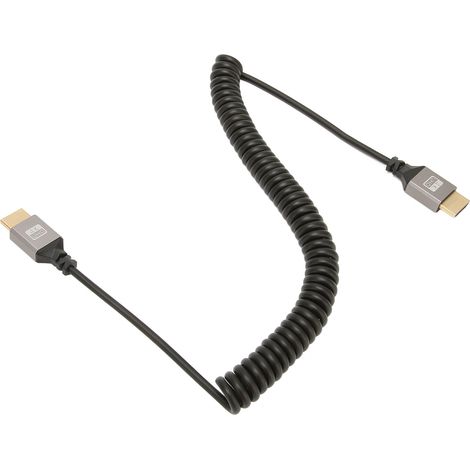 Hochgeschwindigkeits-4K-60Hz-HD-Multimedia-Interface-Spiralkabel (Stecker-Stecker) für Tablet, Kamera, Computer, Fernseher und Monitor. (1/5)