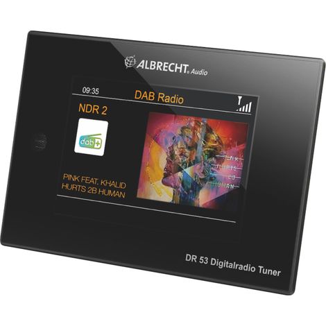 Albrecht DR 53 DAB+/UKW/Bluetooth Tischradio DAB, DAB+, UKW   Inkl. Fernbedienung, Spotify Schwarz (1/5)