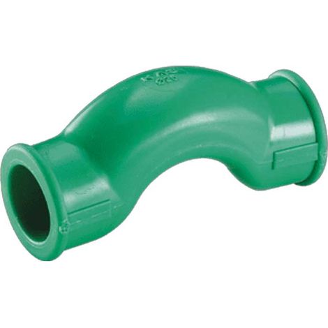 SORPASSO CORTO FEMMINA IN PPR VERDE PN25 Ø25x25 - L.95 mm