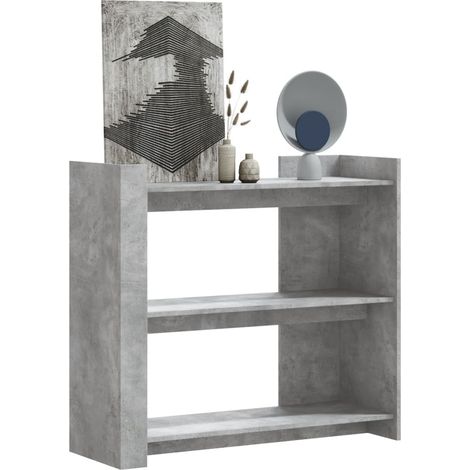 Konsolentisch Betongrau 100x35x90 cm Holzwerkstoff