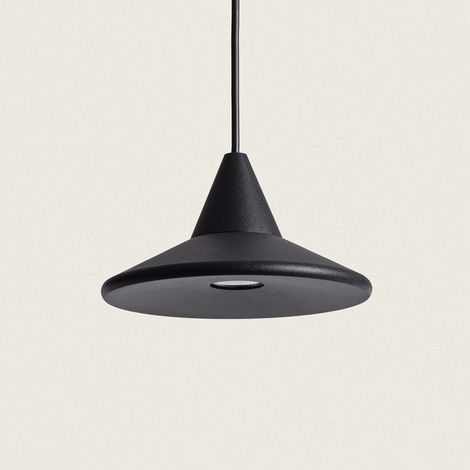 LED-Pendelleuchte 6W Aluminium Edsel Schwarz