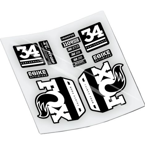 Pegatinas de vinilo resistente, diseños personalizables, color blanco. (1/2)