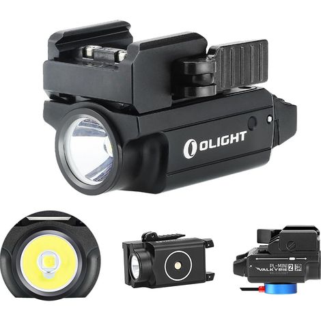 OLIGHT PL-Mini 2 Valkyrie Torcia Potente LED Regolabile, Luce Professionale Multifuzionale Lampada Ricaricabile 600 Lumen 100 Metri per la Caccia, Ricerca, Outdoor Illuminazione Campeggio (1/5)