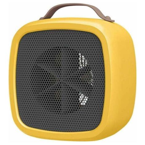 Radiateur soufflant Petit Chauffage Electrique Portatif, Radiateur Soufflant Salle de Bain Mini Radiateur Soufflant Céramique ​Chauffage d'Appoint ​pour Bureau Chauffage Chambre 500 W
