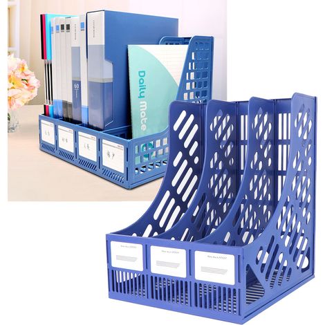 Fournitures de bureau Fuqiang Rangement de bureau Porte-documents trois pièces Porte-documents Cadre de classement en plastique Colonne de classement