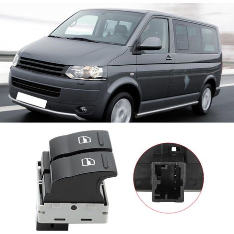 Commutateur de fenêtre électrique côté conducteur 7E0959855A pour Volkswagen Transporter T5/T6 (1/4)