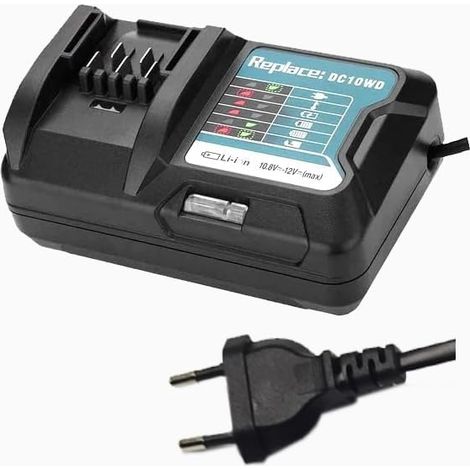Chargeur DC10WD 10,8V12V Compatible avec DC10WD DC10SB DC10WC Compatible avec Batterie BL1015 BL1016 BL1021B BL1041B BL1020B BL1040B (1/4)
