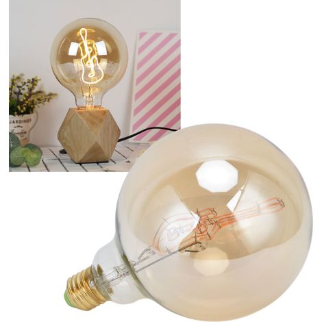 Ampoule LED rétro Edison E27/E26 4W en forme de guitare, ampoule G125 pour lampe de bureau (1/5)