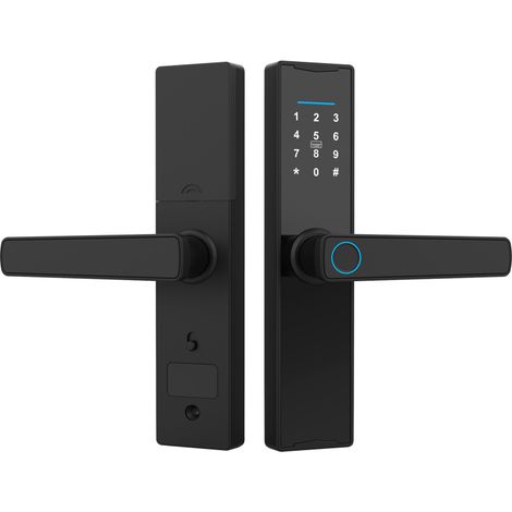 Intelligentes WLAN-Schloss, 5 Entsperrmodi: Fingerabdruck, Passwort, Karte, Schlüssel (38-55 mm)